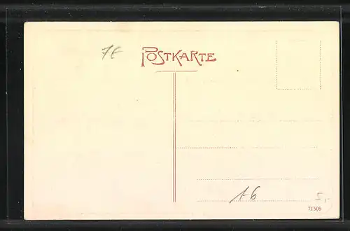 AK Prag, der Kurfürst von Hessen-Darmstadt in der Verbannung