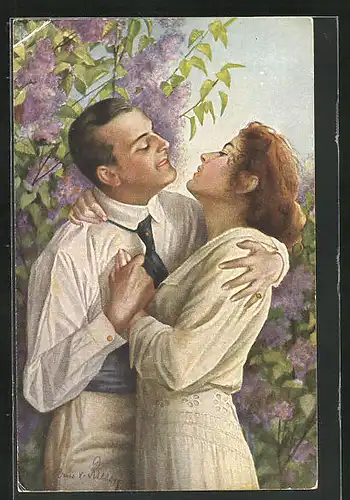 Künstler-AK Arno von Riesen: Im Frühling des Lebens