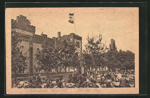 AK Werder a. H., Gasthaus Friedrichshöhe