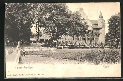 AK Berlin-Tegel, am Kaiser-Pavillon