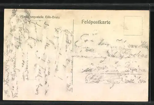 AK Cöln / Rhein, Dom von Osten gesehen