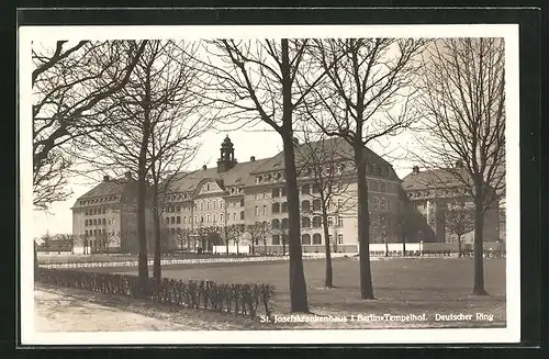 AK Berlin-Tempelhof, St. Josefskrankenhaus, Deutscher Ring