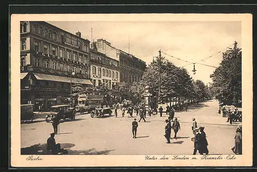 AK Berlin, Unter den Linden mit Kranzler-Ecke