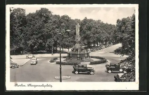 AK Berlin-Tiergarten, am Skagerrakplatz