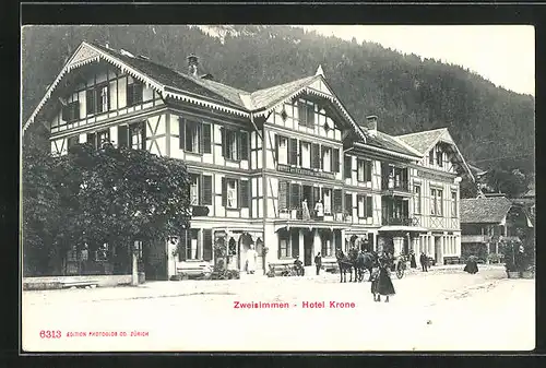 AK Zweisimmen, Hotel Krone