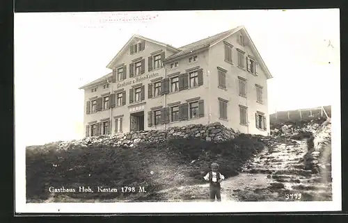 AK Brülisau, Gasthaus zum Hohen-Kasten