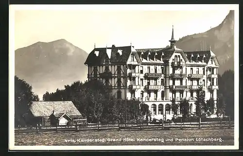 AK Kandersteg, Grand Hotel Kandersteg und Pension Lötschberg