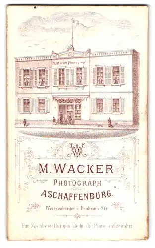 Fotografie M. Wacker, Aschaffenburg, Weissenburger Str., Ansicht Aschaffenburg, Aussenfasade des Ateliers