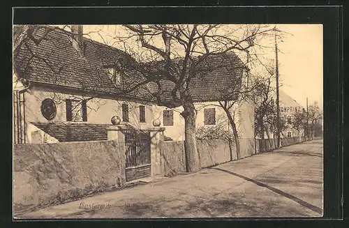 AK Dresden-Hosterwitz, am Weberhaus