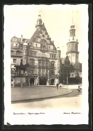 Foto-AK Max Baur: Blick zum Georgentor