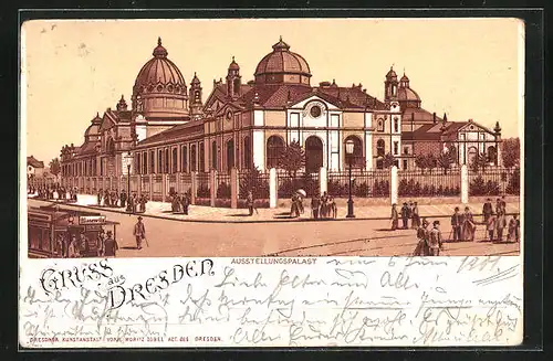 Lithographie Dresden, Ausstellungspalast