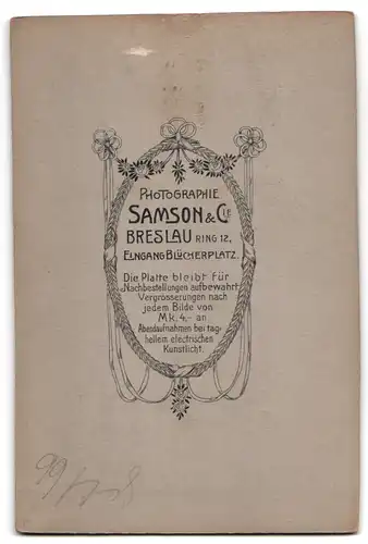 Fotografie Samson & Co., Breslau, Ring 12, Schwestern in weissen Kleidern