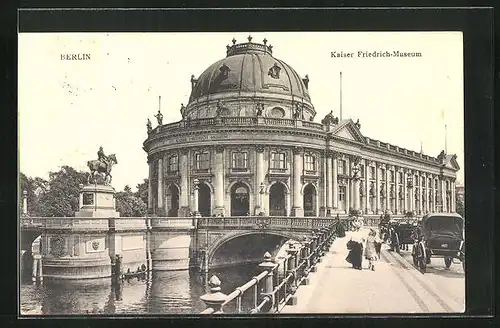 AK Berlin, Partie am Kaiser Friedrich Museum