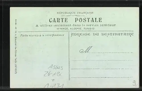 Künstler-AK sign. Assus: Frankreich, M. Fallières à l`Élysée