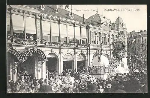 AK Nice, Carnaval de Nice 1906, Fasching