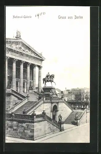 AK Berlin, National-Galerie, Denkmal Friedrich-Wilhelm IV.