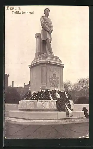 AK Berlin-Tiergarten, Moltkedenkmal im Tiergarten