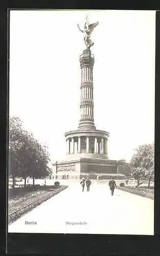 AK Berlin-Tiergarten, Siegessäule auch bekannt als Goldelse