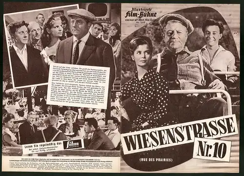 Filmprogramm IFB Nr. 5208, Wiesenstrasse Nr. 10, Jean Gabin, Claude Brasseurs, Regie: Denys de la Patellière