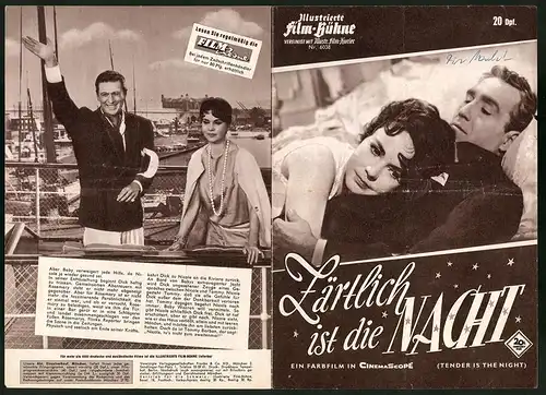 Filmprogramm IFB Nr. 6038, Zärtlich ist die Nacht, Jennifer Jones, Jason Robards jr., Regie: Henry King