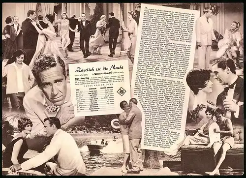 Filmprogramm IFB Nr. 6038, Zärtlich ist die Nacht, Jennifer Jones, Jason Robards jr., Regie: Henry King