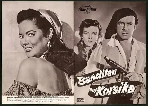 Filmprogramm IFB Nr. 2257, Banditen auf Korsika, Richard Green, Paula Raymond, Regie: Ray Nazzaro