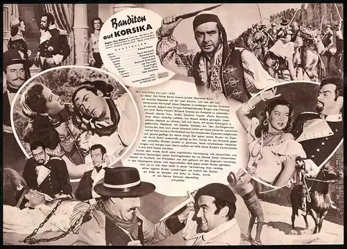 Filmprogramm IFB Nr. 2257, Banditen auf Korsika, Richard Green, Paula Raymond, Regie: Ray Nazzaro