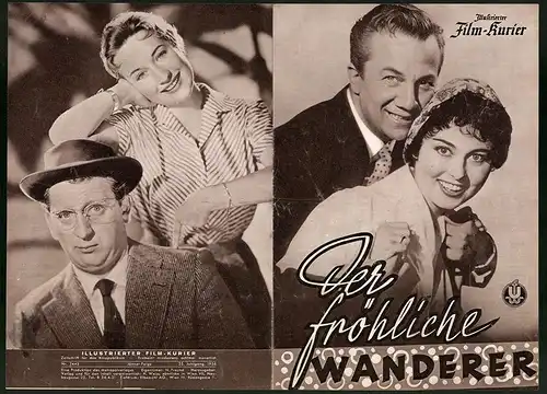Filmprogramm IFK Nr. 2443, Der fröhliche Wanderer, Rudolf Schock, Waltraut Haas, Regie: Hans Quest