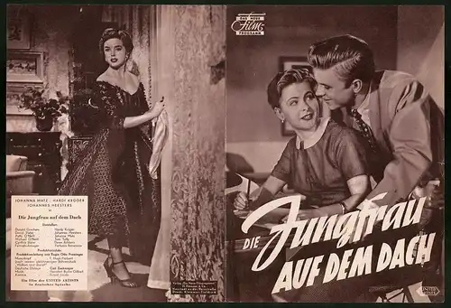 Filmprogramm DNF, Die Jungfrau auf dem Dach, Hardy Krüger, Johannes Heesters, Regie: Otto Preminger