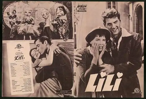 Filmprogramm DNF, Lili, Zsa Zsa Gabor, Leslie Caron, Mel Ferrer, Regie: Charles Walters