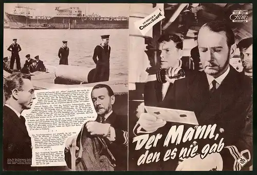 Filmprogramm DNF, Der Mann, den es nie gab, Clifton Webb, Gloria Grahame, Regie: Ronald Neame