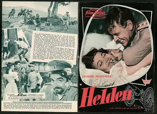 Filmprogramm IFB Nr. 4560, Helden, O. W. Fischer, Liselotte Pulver, Ellen Schwiers, Regie: Franz Peter Wirth