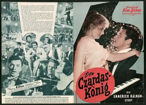 Filmprogramm IFB Nr. 4422, Der Czardas-König, Gerhard Riedmann, Rudolf Schock, Regie: Harald Philipp