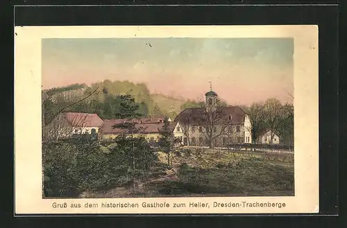 AK Dresden-Trachenberge, Gasthof zum Heller