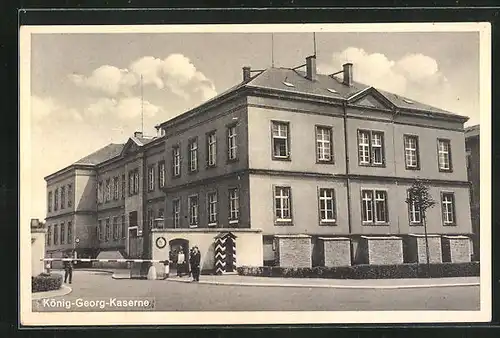 AK Dresden-Neustadt, König-Georg-Kaserne