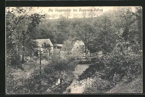 AK Dresden-Hosterwitz, Die Keppmühle