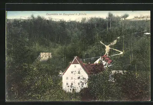 AK Dresden-Hosterwitz, Keppmühle im Keppgrund