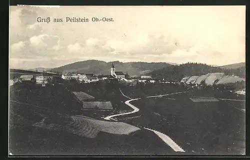 AK Peilstein, Panorama mit Ackerflächen