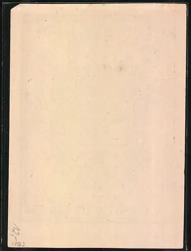 Exlibris Familiae de Comitibus Bolza, Wappen mit Ritterhelm, Krone und Sack