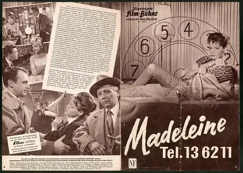 Filmprogramm IFB Nr. 4311, Madeleine Tel. 13 62 11, Eva Bartok, Sabina Sesselmann, Regie: Kurt Meisel