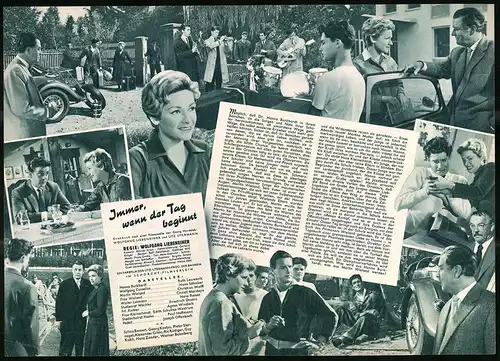 Filmprogramm IFB Nr. 4078, Immer wenn der Tag beginnt, Ruth Leuwerik, Hans Söhnker, Regie: Wolfgang Liebeneiner