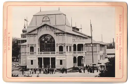 Fotografie L. J. Cecha, Prag, Ansicht Prag, Ausstellung Narodopisna Vystava Ceskoslovanska 1895, Koncertni sin