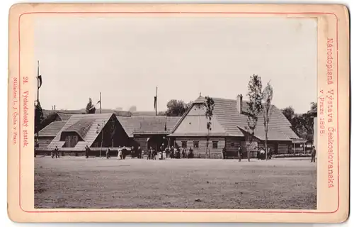 Fotografie L. J. Cecha, Prag, Ansicht Prag, Ausstellung Narodopisna Vystava Ceskoslovanska 1895, Vychodocesky statek