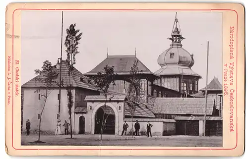 Fotografie L. J. Cecha, Prag, Ansicht Prag, Ausstellung Narodopisna Vystava Ceskoslovanska 1895, Chodsky statek