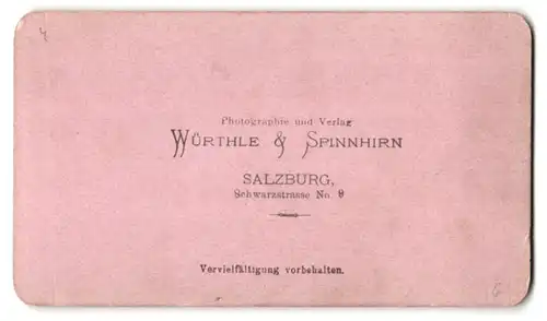 Fotografie Würthle & Spinnhirn, Salzburg, Schwarzstr. 9, Ansicht Schafberg, Blick zum Ort vom Schober aus