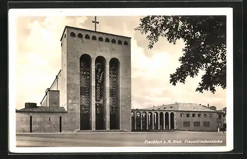 AK Frankfurt-Bockenheim, Die Frauenfriedenskirche