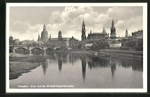 AK Dresden, Blick vom Dr.-Rudolf-Friedrichs-Ufer
