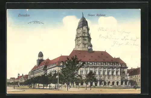 AK Dresden, Neues Rathaus