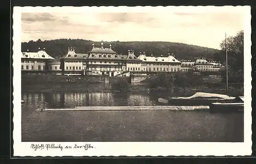 AK Dresden-Pillnitz an der Elbe, Schloss Pillnitz