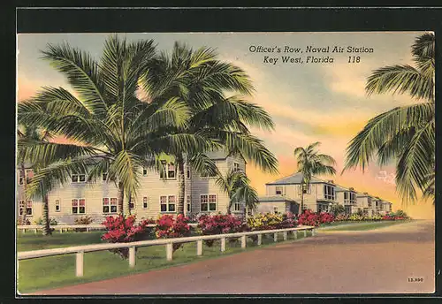 AK Key West, FL, Officer`s Row, Naval Air Station